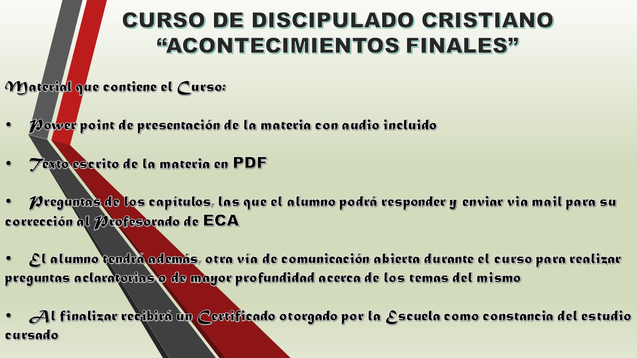 ACONTECIMIENTOS FINALES